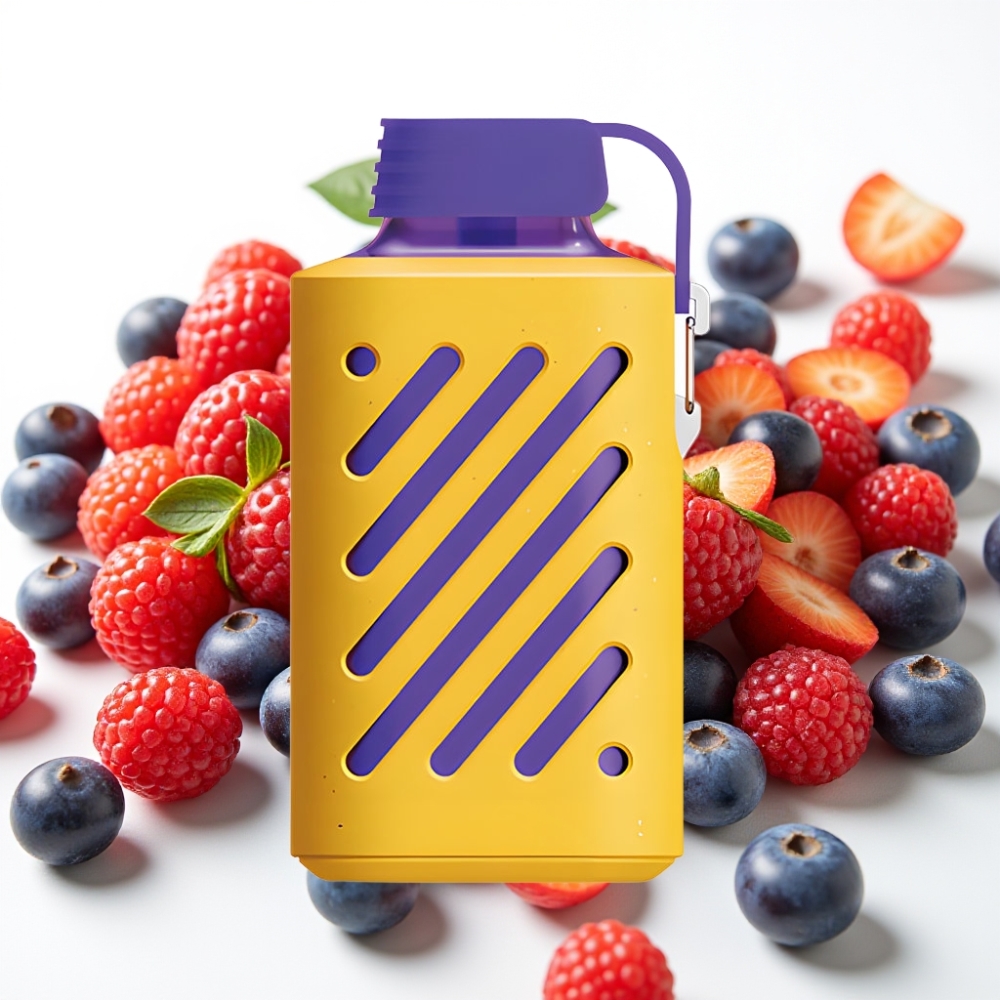 VOZOL GEAR 10000 Enkratna Vape z 30 Okusi, 20 ml E-tekočine, VAMT Mesh Coil in 65% PCR Materiali Mešano jagodičevje