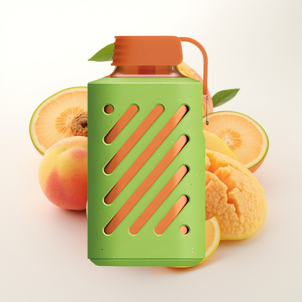 VOZOL GEAR 10000 Enkratna Vape z 30 Okusi, VAMT Mesh Coil in 65% PCR Materiali Breskvev mango lubenica