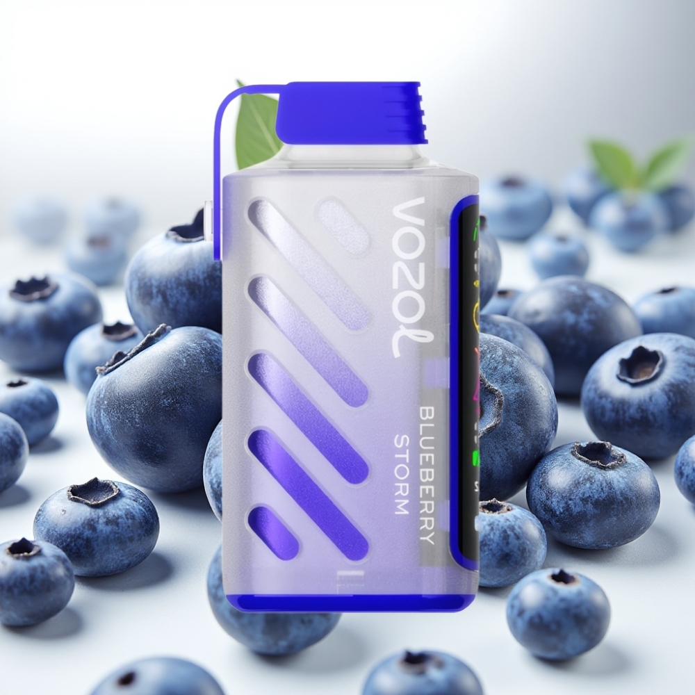 VOZOL Gear Power 20000 Puffs s S.i.L.C. Tech, Dual Mesh Coil, 20mL, 5%(50mg) Borovničev nevihta