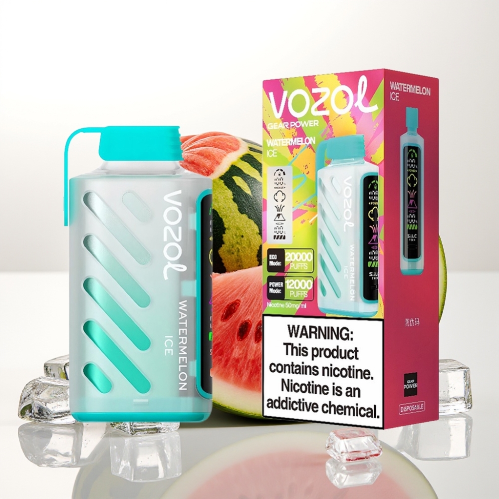 VOZOL Gear Power 20000 Puffs s S.i.L.C. Tech, Dual Mesh Coil, 20mL prednapolnjena tekočina, 5% nikotina