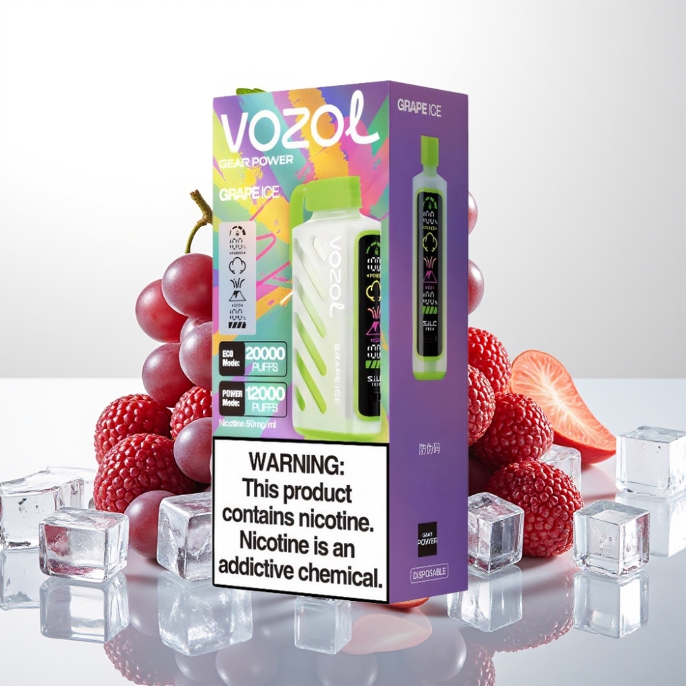 VOZOL Gear Power 20000 Puffs s S.i.L.C. Tech, Dual Mesh Coil, 20mL prednapolnjene tekočine, 5%(50mg) nikotina