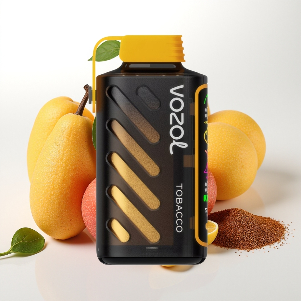 VOZOL Gear Power 20000 Puffs s tehnologijo S.i.L.C. Tech, 20mL prednapolnjene tekočine, 5%(50mg) nikotina, Dual Mesh Coil in Full Screen Display Tobak
