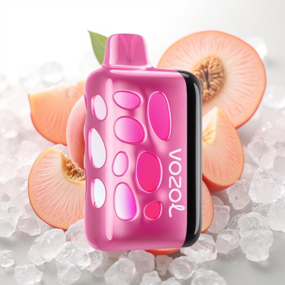 VOZOL RAVE 40000 Dispozabilni Vape z Vibrant Glow Design in Beat-Synced Party Mode Breskov led