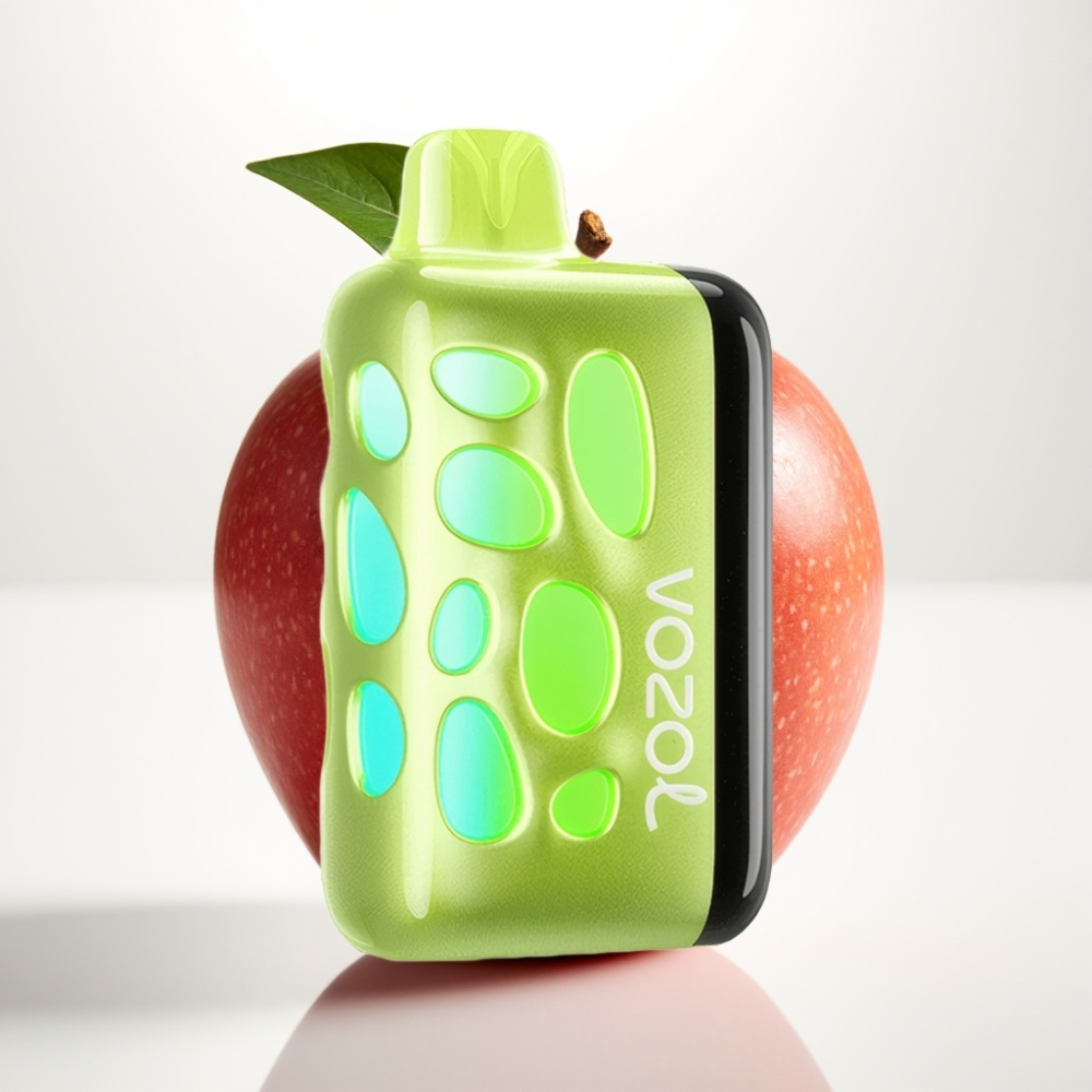 VOZOL RAVE 40000 Dispozabilni Vape z Vibrant Glow Design in Beat-Synced Party Mode Dvojno jabolko
