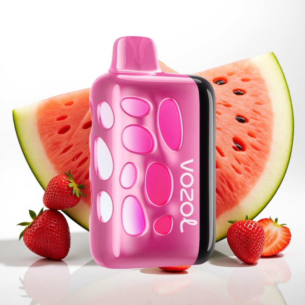VOZOL RAVE 40000 Dispozabilni Vape z Vibrant Glow Design in Beat-Synced Party Mode Jagoda lubenica