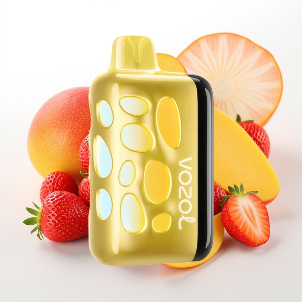 VOZOL RAVE 40000 Vape za enkratno uporabo z Vibrant Glow Design, Beat-Synced Party Mode in 1000mAh Battery Capacity Jagoda mango