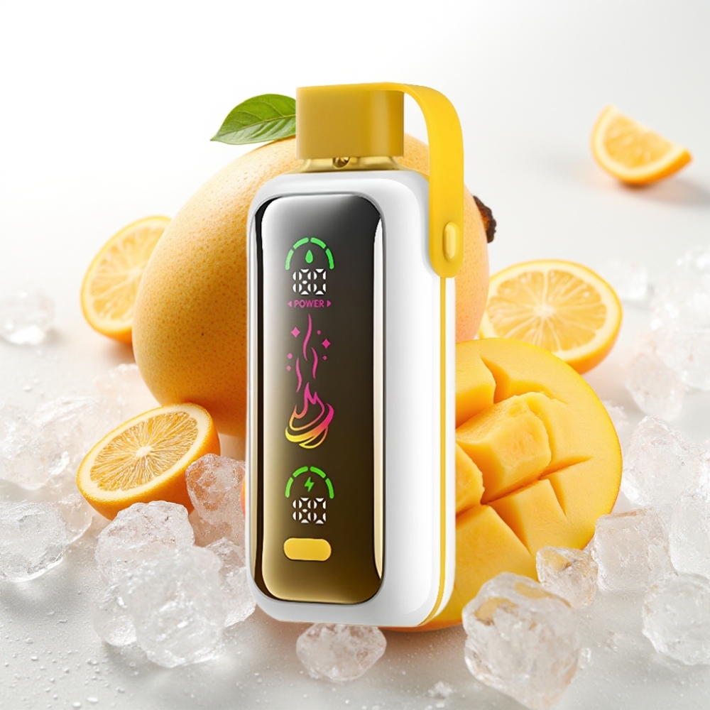 VOZOL Star 20000 Puffs z 2,2" HD zrcalnim zaslonom, dvojno mrežo, 650mAh baterijo in nikotinom 0mg/ml, 20mg/ml, 50mg/ml Mango led