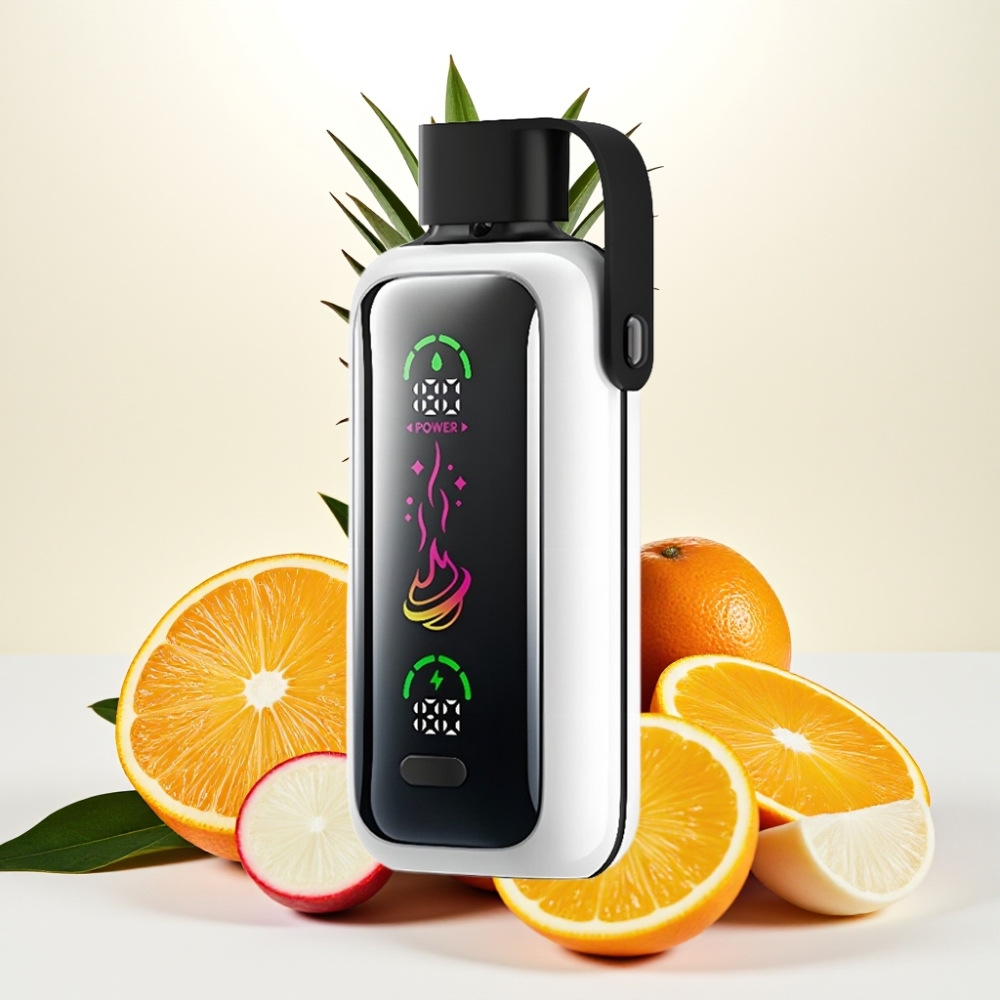 VOZOL Star 20000 Puffs z 2,2" HD zrcalnim zaslonom, dvojno mrežo, 650mAh baterijo in nikotinsko močjo 0mg/ml, 20mg/ml, 50mg/ml Pomaranča ananas liči