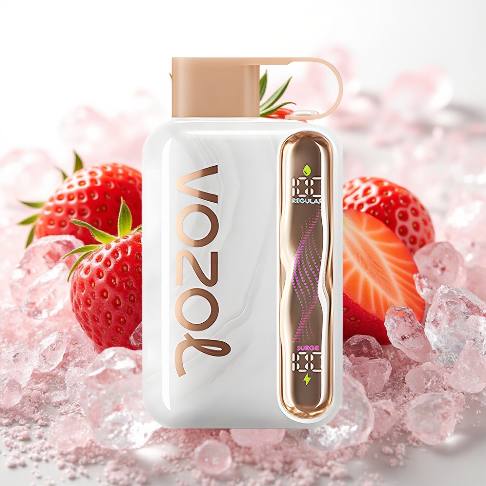 VOZOL STAR 40000 Enkratna Vape z 1000mAh baterijo, 20/50mg/ml nikotina, Type-C polnjenjem Jagodni led