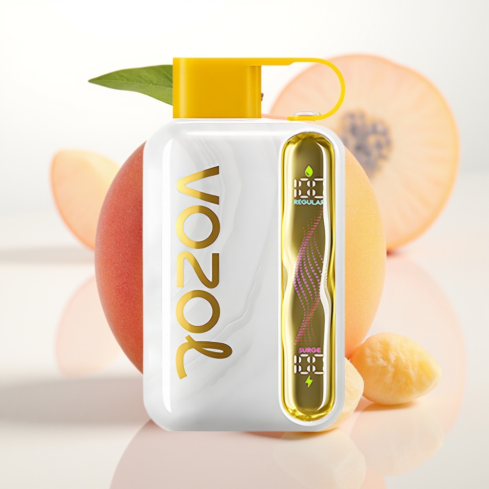 VOZOL STAR 40000 Enkratna Vape z 1000mAh baterijo, 20/50mg/ml nikotina, Type-C polnjenjem Mango breskev