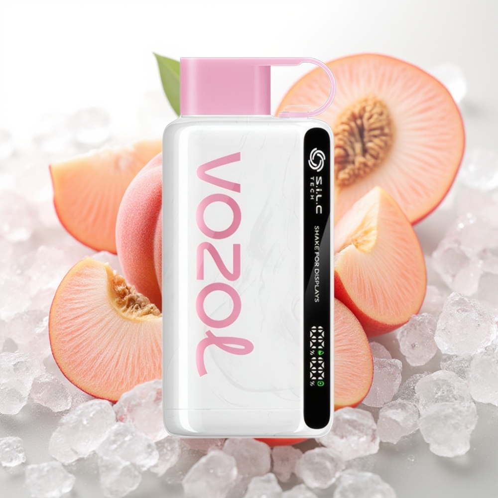 VOZOL STAR 9000/12000 Enkratna Vape s S.i.L.C TECH, 30% Hitrejšim Polnjenjem in 650mAh Baterijo Breskov led