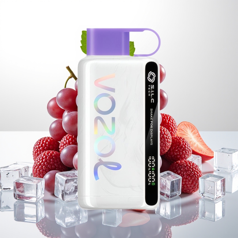 VOZOL STAR 9000/12000 Enkratna Vape s S.i.L.C TECH, Zaščito Ustnika, 30% Hitrejšim Polnjenjem in Do 9000/12000 Potegov Grozdni led