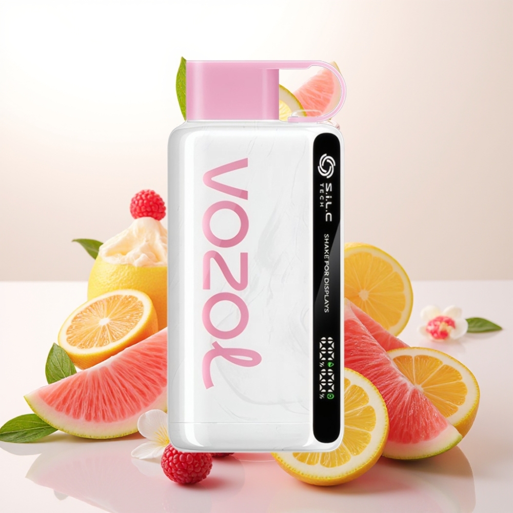 VOZOL STAR 9000/12000 Enkratna Vape s funkcijo "Shake for display", S.i.L.C TECH, zaščito ustnika, 30 % hitrejšim polnjenjem in do 9000/12000 potegov