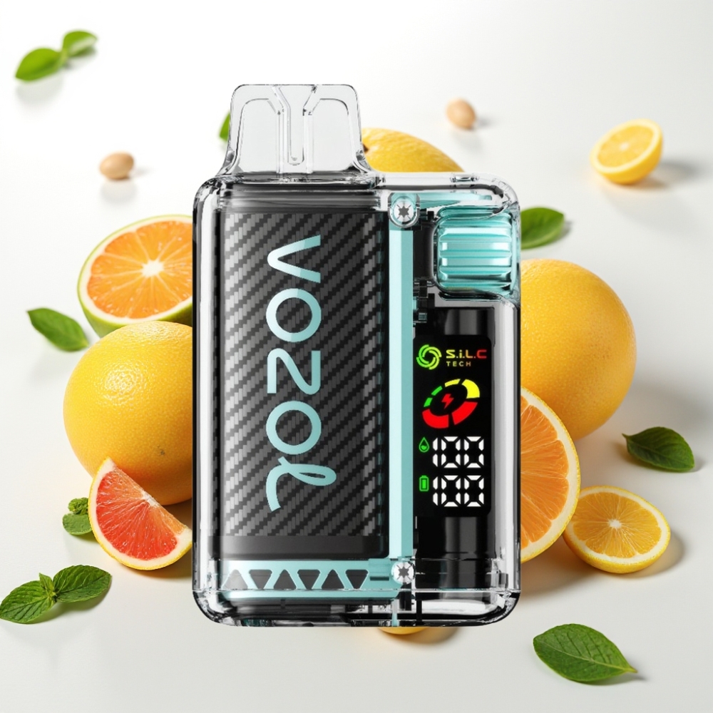 VOZOL Vista 20000 Puffov Ponovno polnljiva baterija - 650mAh Nikotinska moč - 2% Prižgani zaslon - OLED Kajenje - MTL Eko-material - 65% PCR