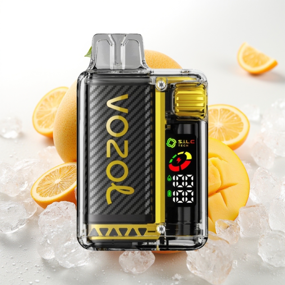 VOZOL Vista 20000 Puffs 650mAh Polnilna Baterija 2% Nikotinska Moč OLED Zaslon S.i.L.C Tech Dual Mesh Coil 65% PCR