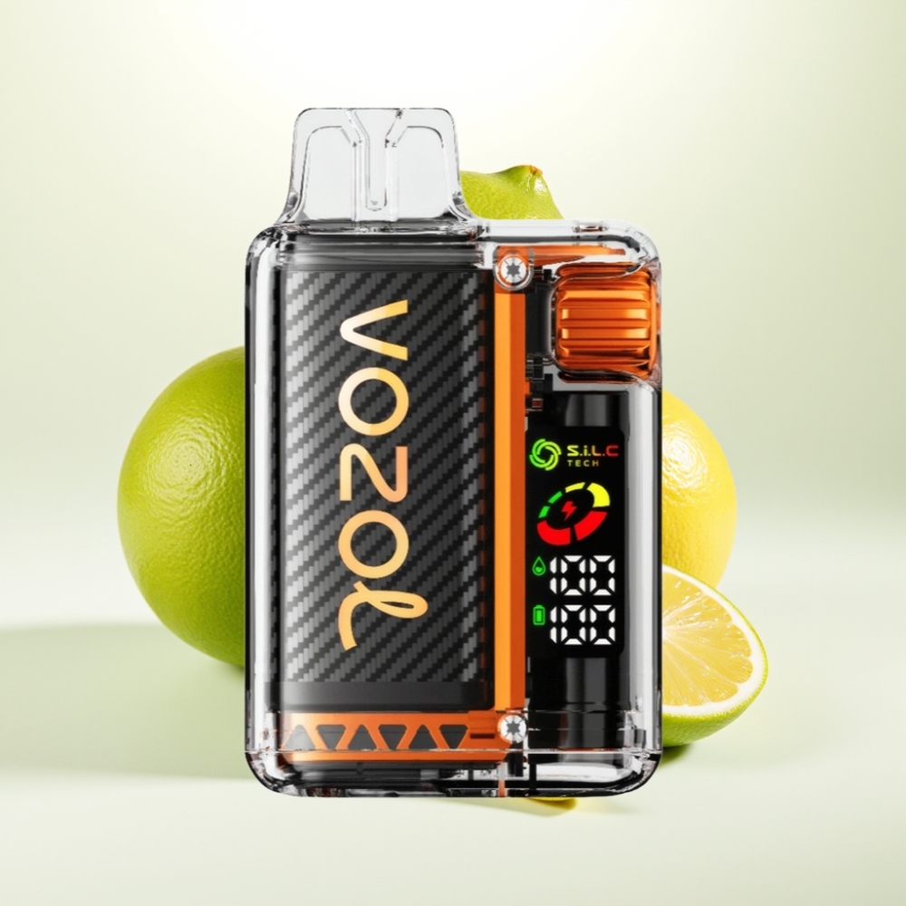 VOZOL Vista 20000 Pufov Ponovno polnljiva baterija - 650mAh Nikotinska moč - 2% OLED zaslon S.i.L.C Tech Dual Mesh Coil 65% PCR