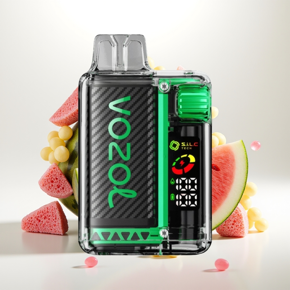 VOZOL Vista 20.000 Pufov OLED Ekran S.i.L.C Tech Dual Mesh Coil 65% PCR Ekološki Material 6-stopenjska Nastavitev Moči