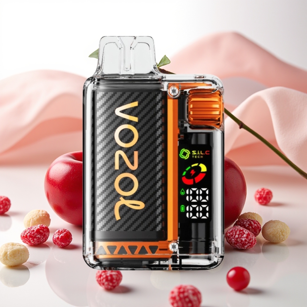 VOZOL Vista 20.000 Pufov Ponovno polnljiva baterija - 650 mAh Nikotinska moč - 2 % OLED zaslon S.i.L.C Tech Dual Mesh Coil Material - 65 % PCR