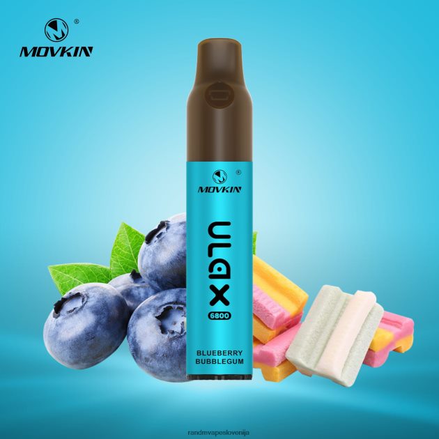 RandM Movkin Ulax 6800 (keramična tuljava) naprava za vape pod za enkratno uporabo borovničev žvečilni gumi 2D84FN67 RandM Shop Discount
