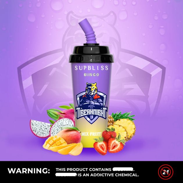 RandM Supbliss Bingo 8000 naprava za vape pod 1 kos breskev mango 2D84FN263 RandM Vape EU