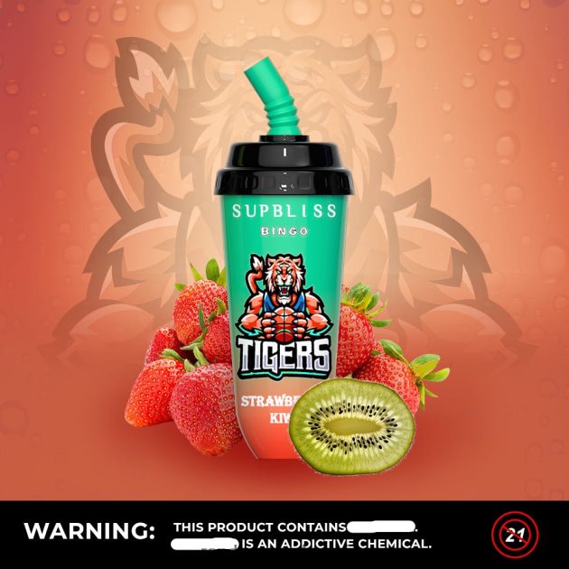 RandM Supbliss Bingo 8000 naprava za vape pod 1 kos jagodni mango 2D84FN259 RandM Tornado Best Flavour