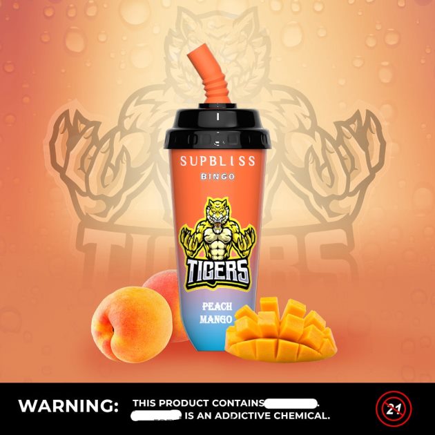 RandM Supbliss Bingo 8000 naprava za vape pod 1 kos jagodni mango 2D84FN259 RandM Tornado Best Flavour