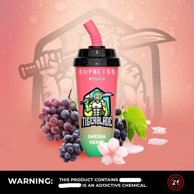 RandM Supbliss Bingo 8000 naprava za vape pod 1 kos jagodni mango 2D84FN259 RandM Tornado Best Flavour