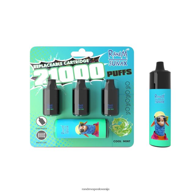 RandM Sunax 21000 zamenljiva naprava za nadzor pretoka zraka 1 kos mešano jagodičje 2D84FN270 Fumot RandM Vape