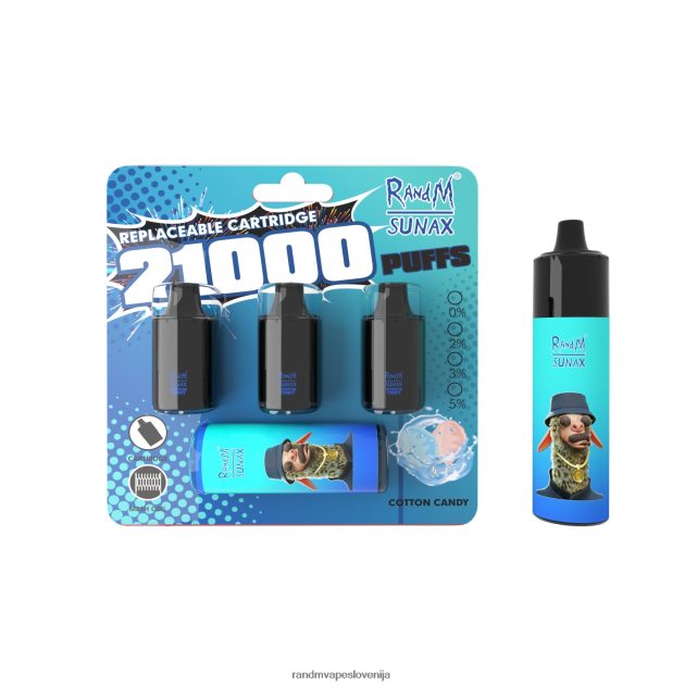 RandM Sunax 21000 zamenljiva naprava za nadzor pretoka zraka 1 kos sladkorna vata 2D84FN273 RandM Vape EU