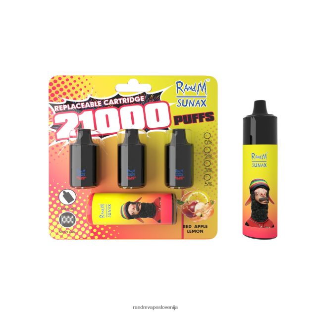 RandM Sunax 21000 zamenljiva naprava za nadzor pretoka zraka 1 kos sladkorna vata 2D84FN273 RandM Vape EU