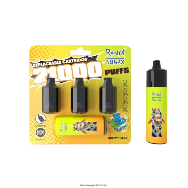 RandM Sunax 21000 zamenljiva naprava za nadzor pretoka zraka 1 kos sladkorna vata 2D84FN273 RandM Vape EU