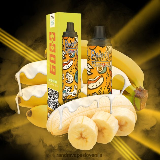 RandM Tornado 6000 naprava za nadzor pretoka zraka 1 kos bananino mleko 2D84FN288 RandM Tornado Disposable