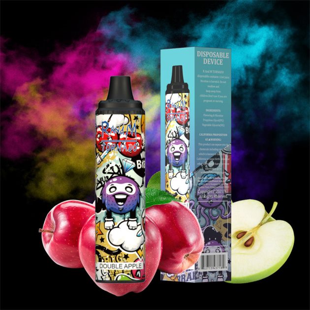 RandM Tornado 6000 naprava za nadzor pretoka zraka 1 kos bujni led 2D84FN290 Fumot RandM Vape