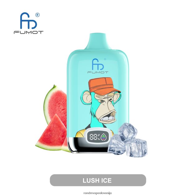 Fumot Original RandM Digital Box 12000 baterija in vape naprava s tekočim zaslonom ledeni pop 2D84FN10 Fumot RandM Vape