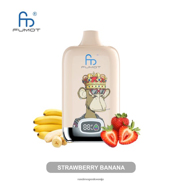 Fumot Original RandM Digital Box 12000 baterija in vape naprava s tekočim zaslonom mango na ledu 2D84FN12 RandM Tornado Vape
