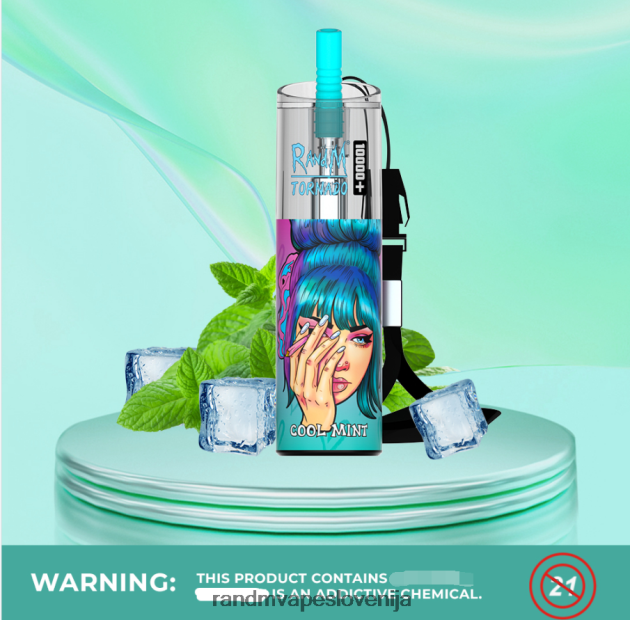 RandM Tornado 10000 plus naprava za nadzor pretoka zraka 1 kos hladna meta 2D84FN72 RandM Tornado Vape