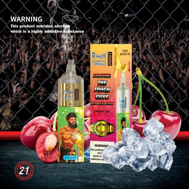 RandM Tornado 10000 Vape naprava za nadzor pretoka zraka 1 kos češnjev led 2D84FN124 RandM Tornado Ljubljana