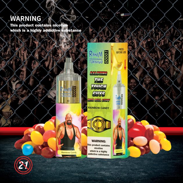 RandM Tornado 10000 Vape naprava za nadzor pretoka zraka 1 kos modra razz 2D84FN113 RandM Vape EU