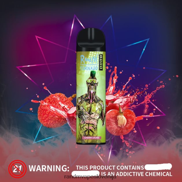 RandM Tornado 8000 Vape naprava za nadzor pretoka zraka 1 kos češnjev liči 2D84FN253 RandM Vape EU