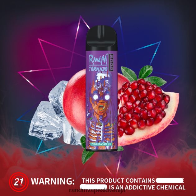 RandM Tornado 8000 Vape naprava za nadzor pretoka zraka 1 kos keglji sladkarije 2D84FN242 RandM Tornado Vape