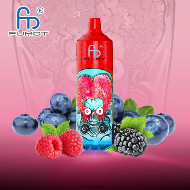 Fumot RandM Tornado 9000 pro vape naprava z baterijo in zaslonom ejuice različica 1 borovnica kisla malina 2D84FN191 RandM Vape Slovenija