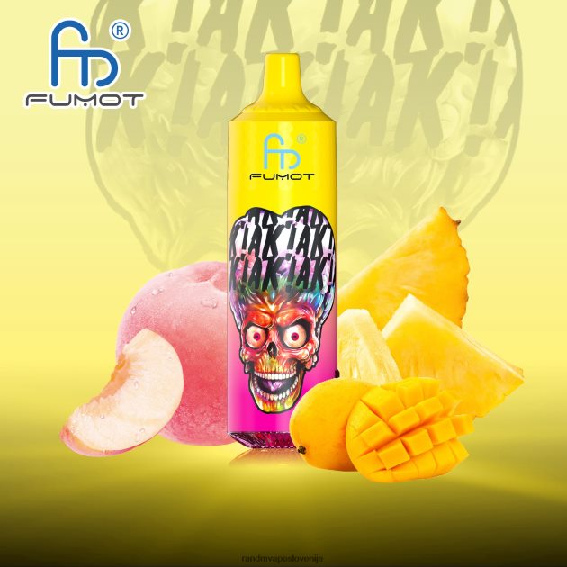 Fumot RandM Tornado 9000 pro vape naprava z baterijo in zaslonom ejuice različica 1 breskev ananas mango 2D84FN193 RandM Vape EU