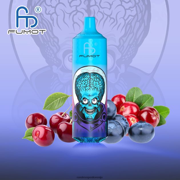 Fumot RandM Tornado 9000 pro vape naprava z baterijo in zaslonom ejuice različica 1 češnjevo jagodičje 2D84FN184 RandM Tornado Ljubljana