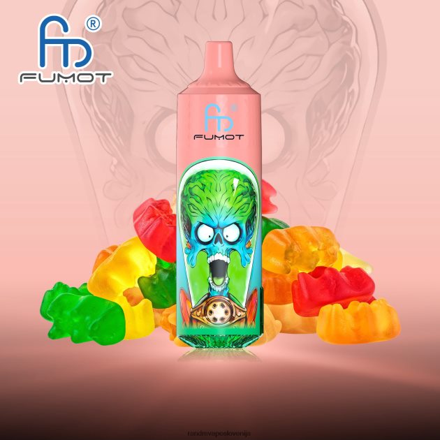 Fumot RandM Tornado 9000 pro vape naprava z baterijo in zaslonom ejuice različica 1 gumijasti medvedek 2D84FN189 RandM Tornado Best Flavour