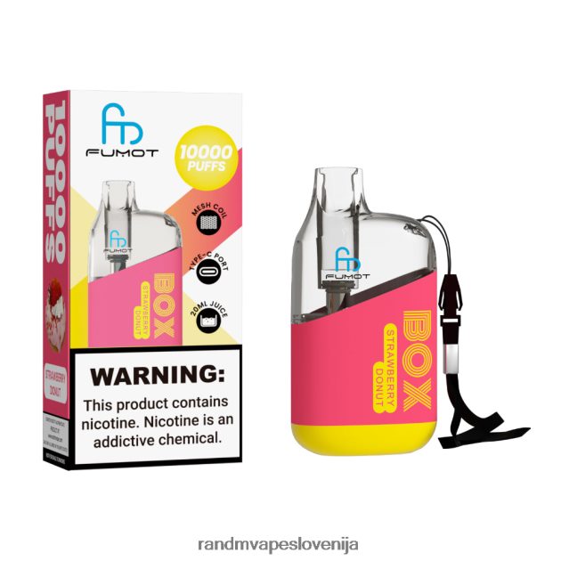 Fumot Original RandM Tornado Box 10000 Vape naprava za nadzor pretoka zraka 1 kos breskev mango 2D84FN90 Fumot RandM Vape