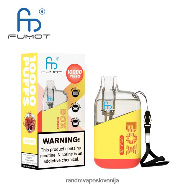 Fumot Original RandM Tornado Box 10000 Vape naprava za nadzor pretoka zraka 1 kos breskev mango 2D84FN90 Fumot RandM Vape
