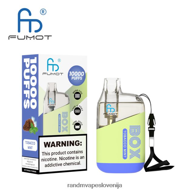 Fumot Original RandM Tornado Box 10000 Vape naprava za nadzor pretoka zraka 1 kos breskev mango 2D84FN90 Fumot RandM Vape