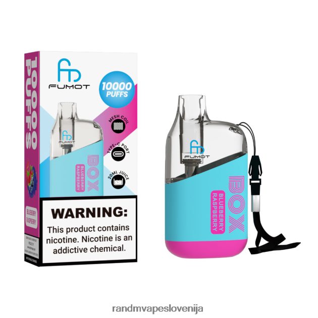 Fumot Original RandM Tornado Box 10000 Vape naprava za nadzor pretoka zraka 1 kos breskev mango 2D84FN90 Fumot RandM Vape
