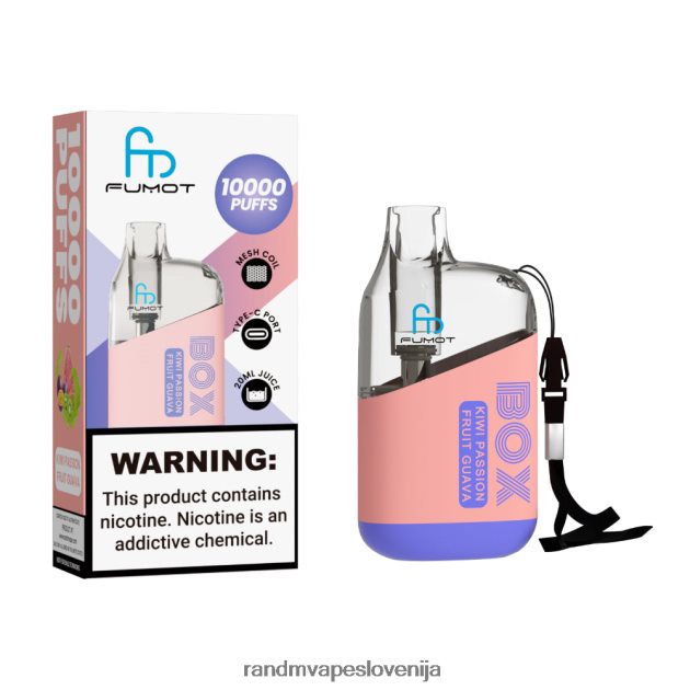 Fumot Original RandM Tornado Box 10000 Vape naprava za nadzor pretoka zraka 1 kos breskev mango 2D84FN90 Fumot RandM Vape